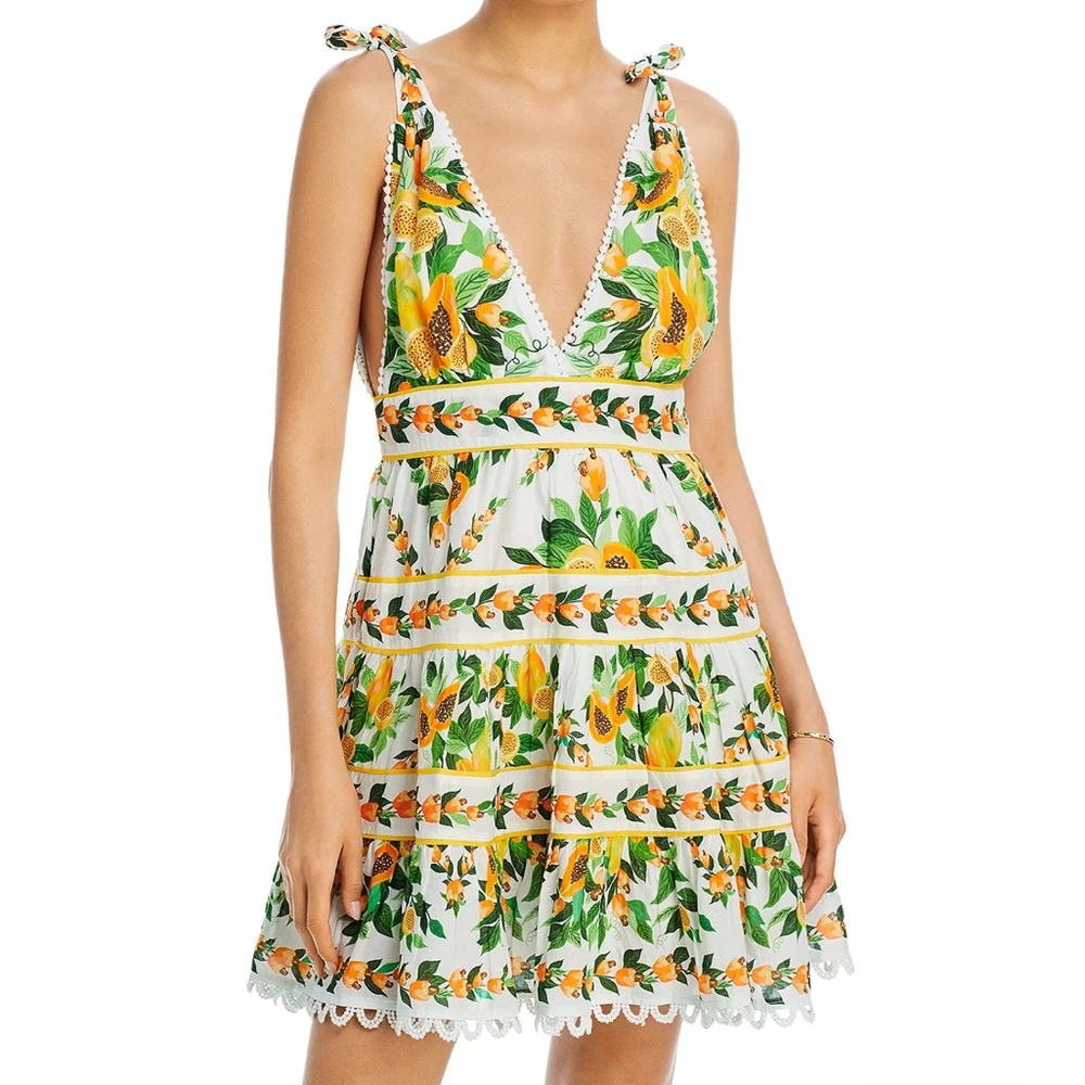 FARM RIO PAPAYA DRESS SIZE S
